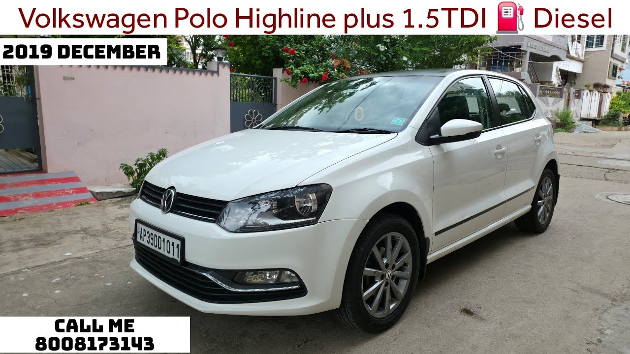 Volkswagen Polo Highline Plus 2019 ⛽ Diesel For Sale @Haniya Car Decors 