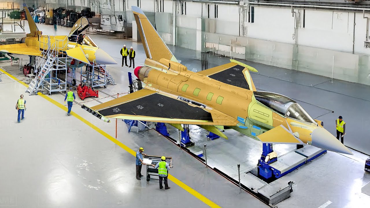 How the European Union Builds Its Super Advanced Jet Fighter Inside Billions $ Factory