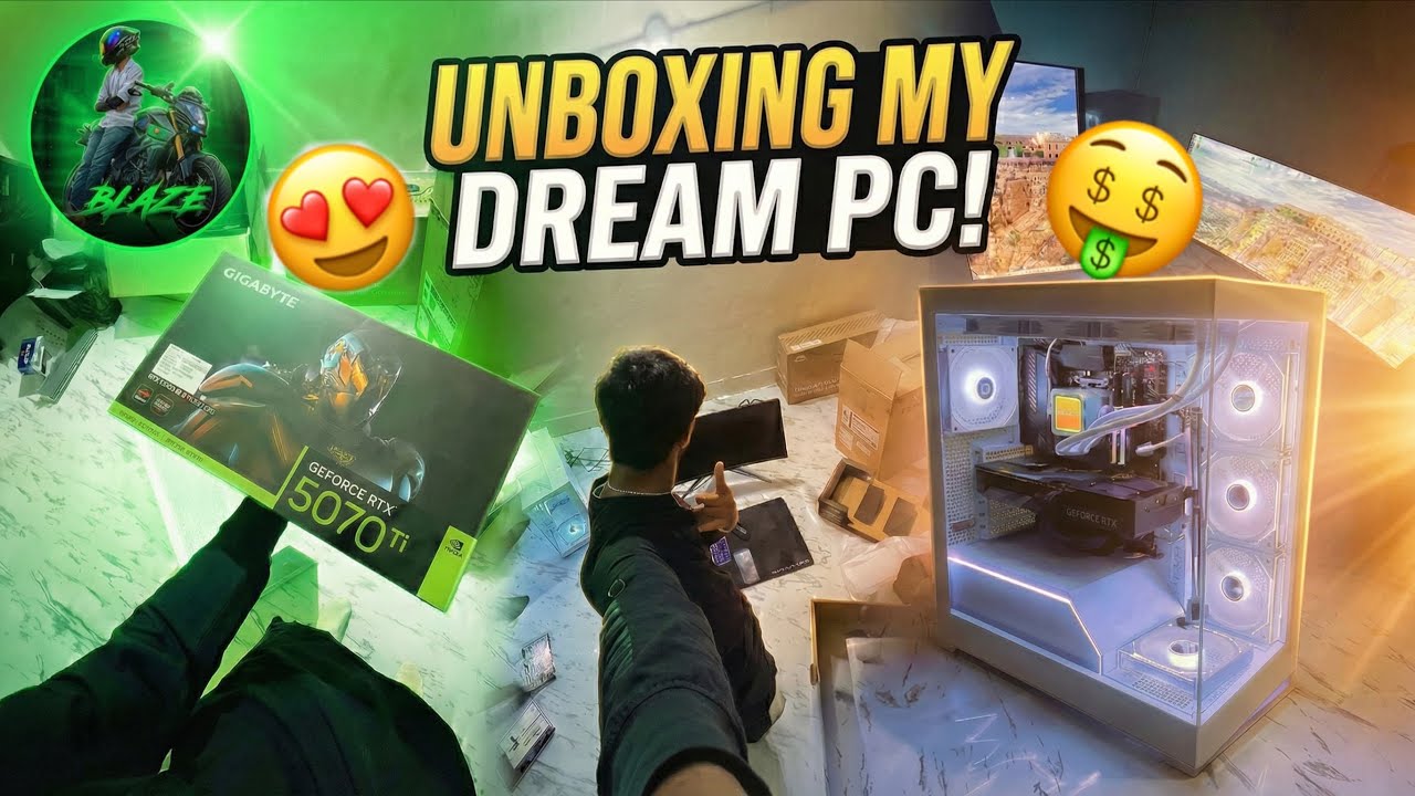 ಇವತ್ತು Gaming Pc Unboxing ಮಾಡ್ತಿದಿವಿ 🥳|| Unboxing  ₹4,00,000 White Gaming PC 🤑 || Kannada Vlog 