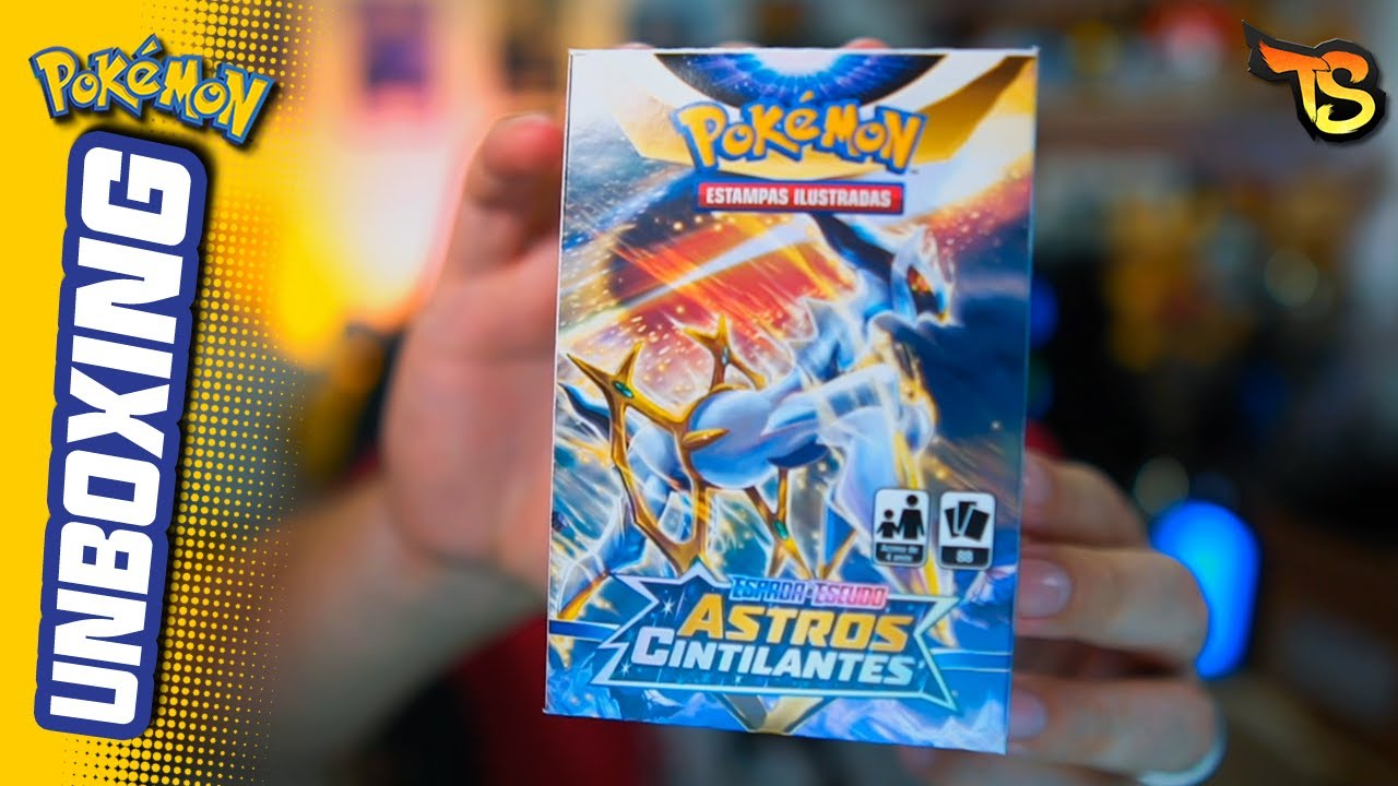 Abri 4 Kits do Desafio Estratégico (PRERELEASE) de Astros Cintilantes EE9! - Pokémon TCG