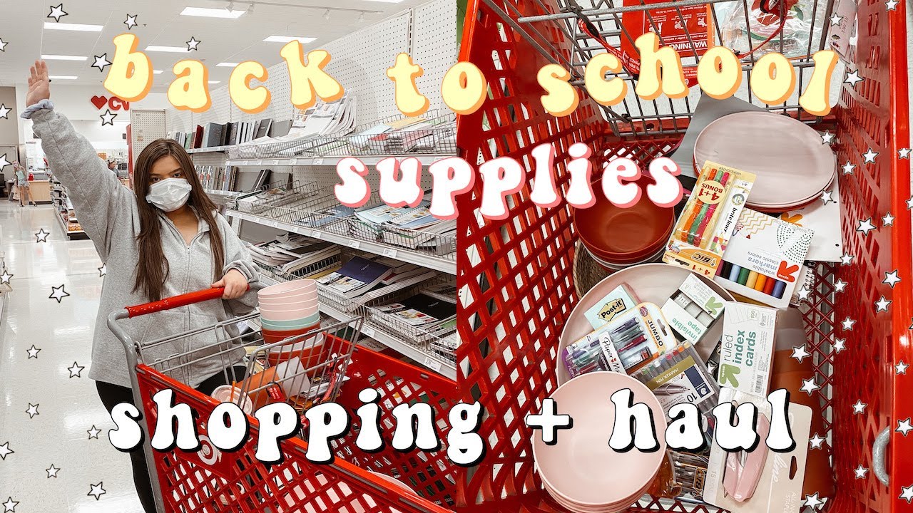 BACK TO SCHOOL SUPPLIES SHOPPING + HAUL 2020