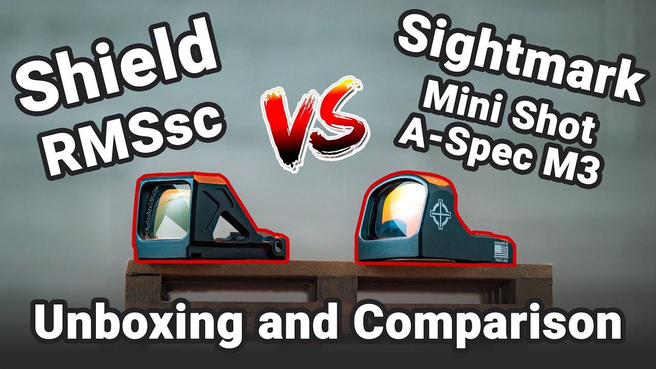 Shield RMSsc vs Sightmark Mini Shot A-Spec M3 | Unboxing & Comparison