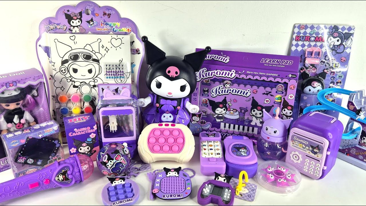 UNBOXING KUROMI SANRIO TOYS HAUL 2025!!! ASMR