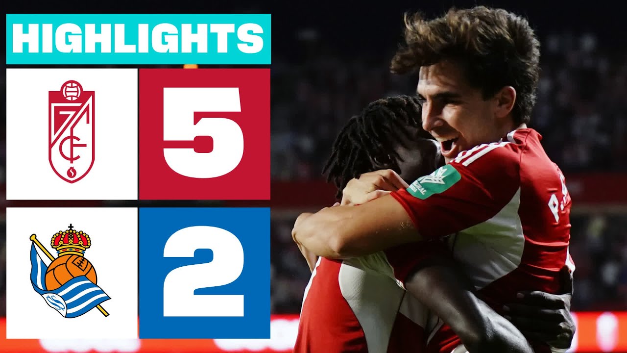 GRANADA CF 5 - 2 REAL SOCIEDAD B | RESUMEN LALIGA HYPERMOTION