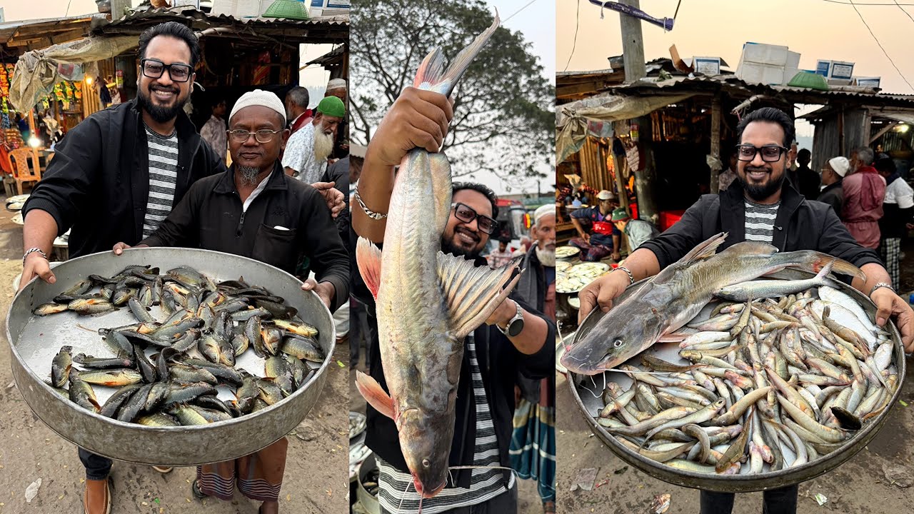 ডাকে জিতে কিনে নিলাম বড় সাইজের জ্যান্ত আইড় মাছ, দরগী মাছ, ইলিশ 🤩 ১২০০ টাকায় এক থালা দেশী কই 🤩