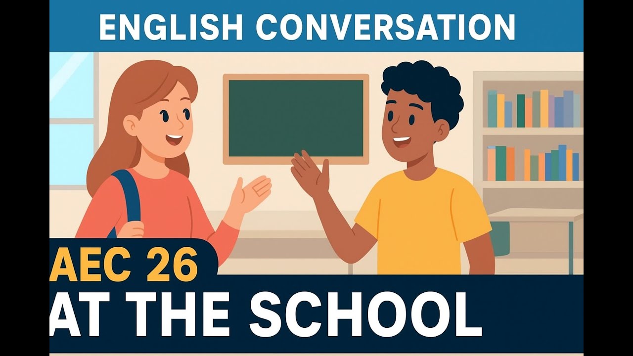 English Conversation - AEC 26 | Daily School Dialogue for Students | Learn to Speak Fluently