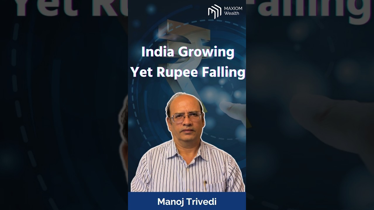 Why does rupee weaken when Indian economy is stronger than US?#USDINR #RupeeVsDollar #Currency
