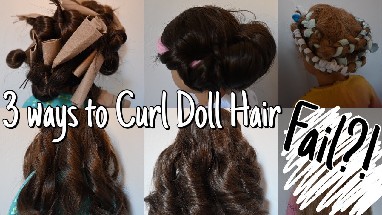 3 WAYS TO CURL YOUR AMERICAN GIRL DOLL’S HAIR + one fail