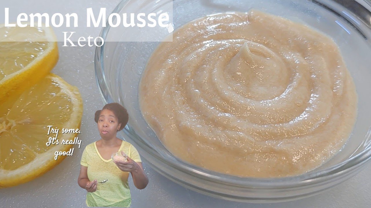 LEMON MOUSSE | HOW TO MAKE LEMON MOUSSE | LOW CARB MOUSSE