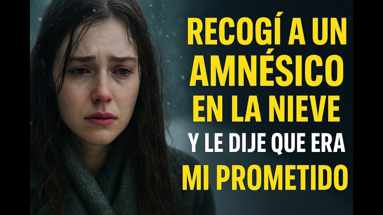 Recogí a un amnésico en la nieve y le dije que era mi prometido. El tonto me creyó y, en aquel