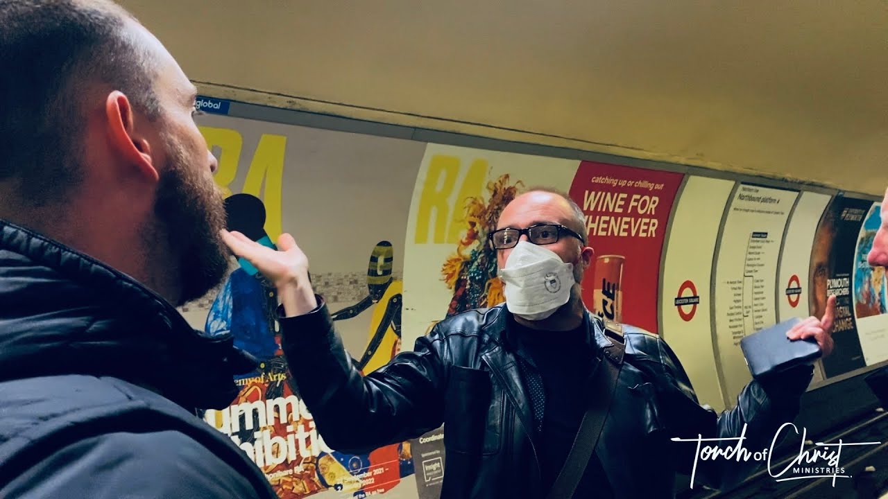 Angry people reject the gospel on the London tube