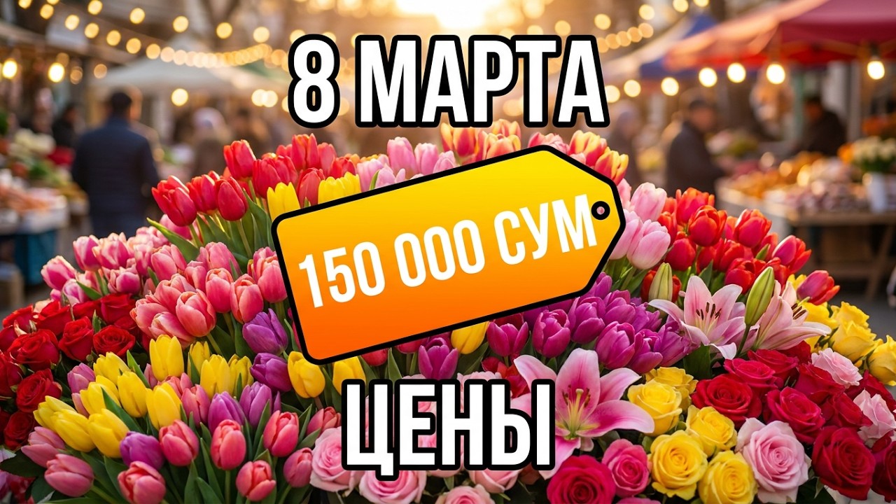 ЦЕНЫ на ЦВЕТЫ к 8 МАРТА! САМАРКАНДСКИЙ БАЗАР в ПРАЗДНИЧНЫЕ ДНИ #узбекистан #самарканд #ранокамолова