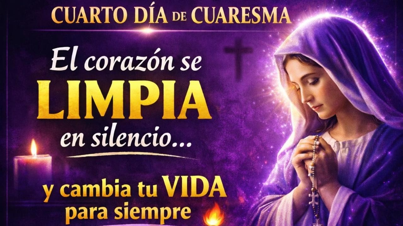 CUARTO DÍA de Cuaresma: El corazón se LIMPIA en silencio… y cambia tu VIDA para siempre 🔥