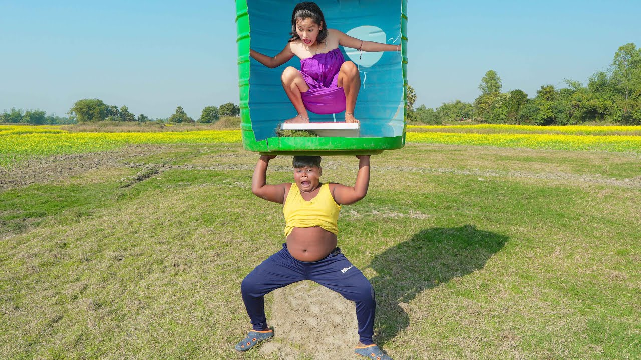 Exclusive Trending Comedy Video 2024 New Year Amazing Funny Video By Bom Tv