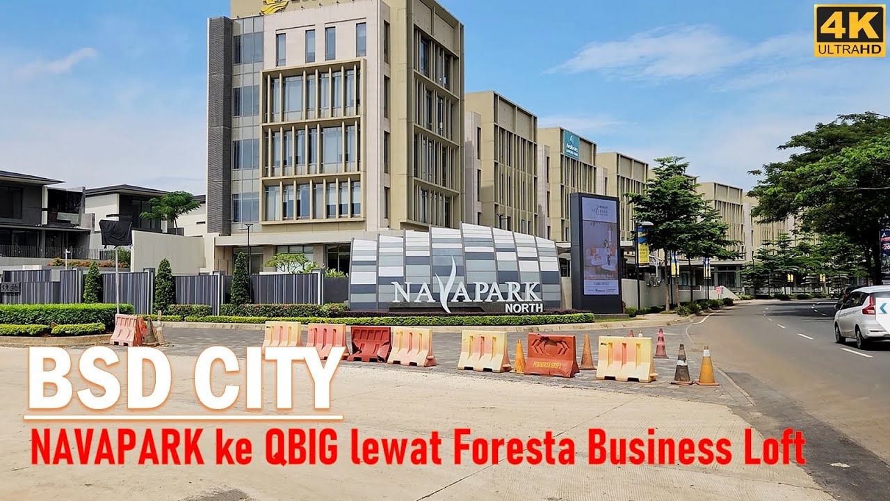 BSD City❗ Walking from Nava Park to Qbig BSD via Foresta Business Loft - Tangerang - Indonesia❕