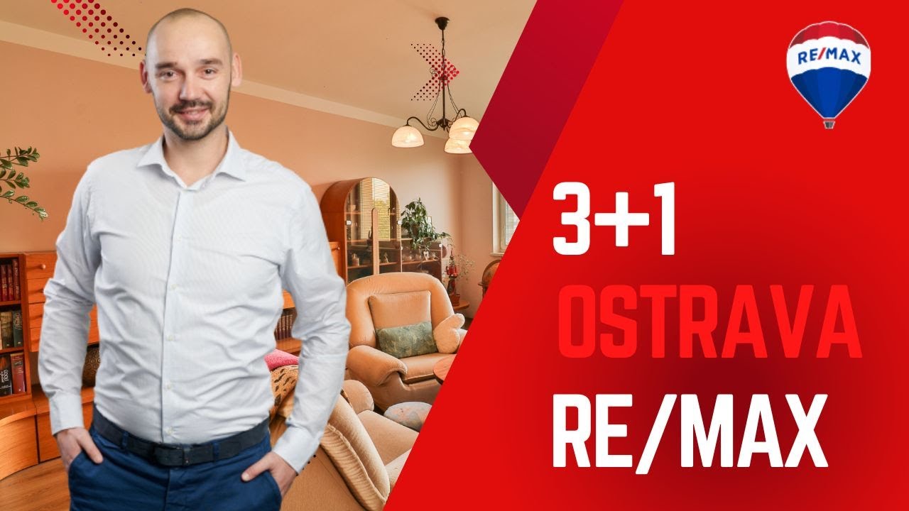 P R O D Á N O - byt 3+1 ulice Oskara Motyky Ostrava Václav Adamčík RE/MAX Centrum