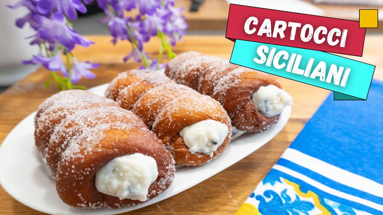 Cartocci fritti con ricotta - ricetta Siciliana