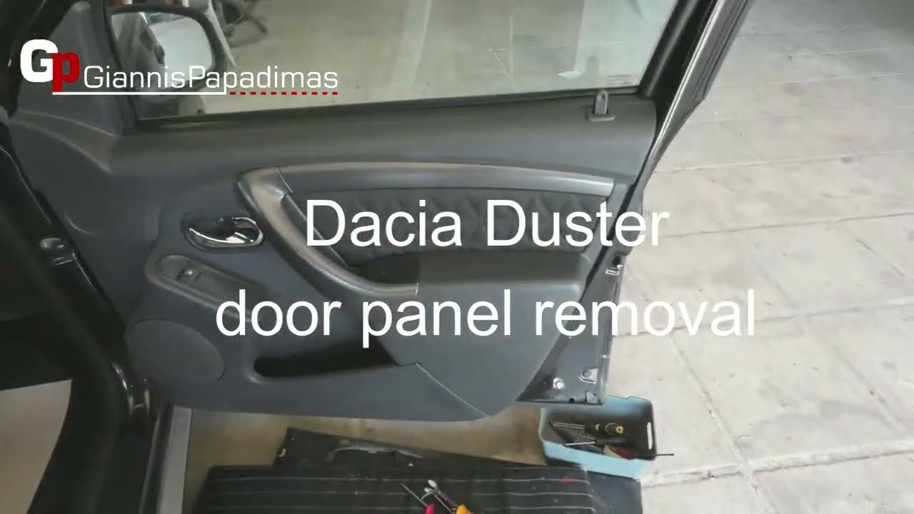 Dacia Duster  2010–2017 door panel removal
