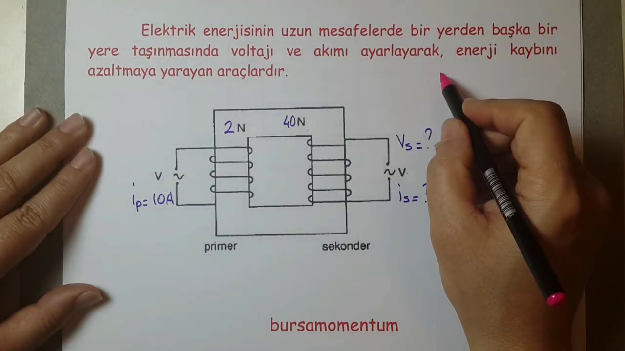 10 dakikada transformatörler konu anlatımı