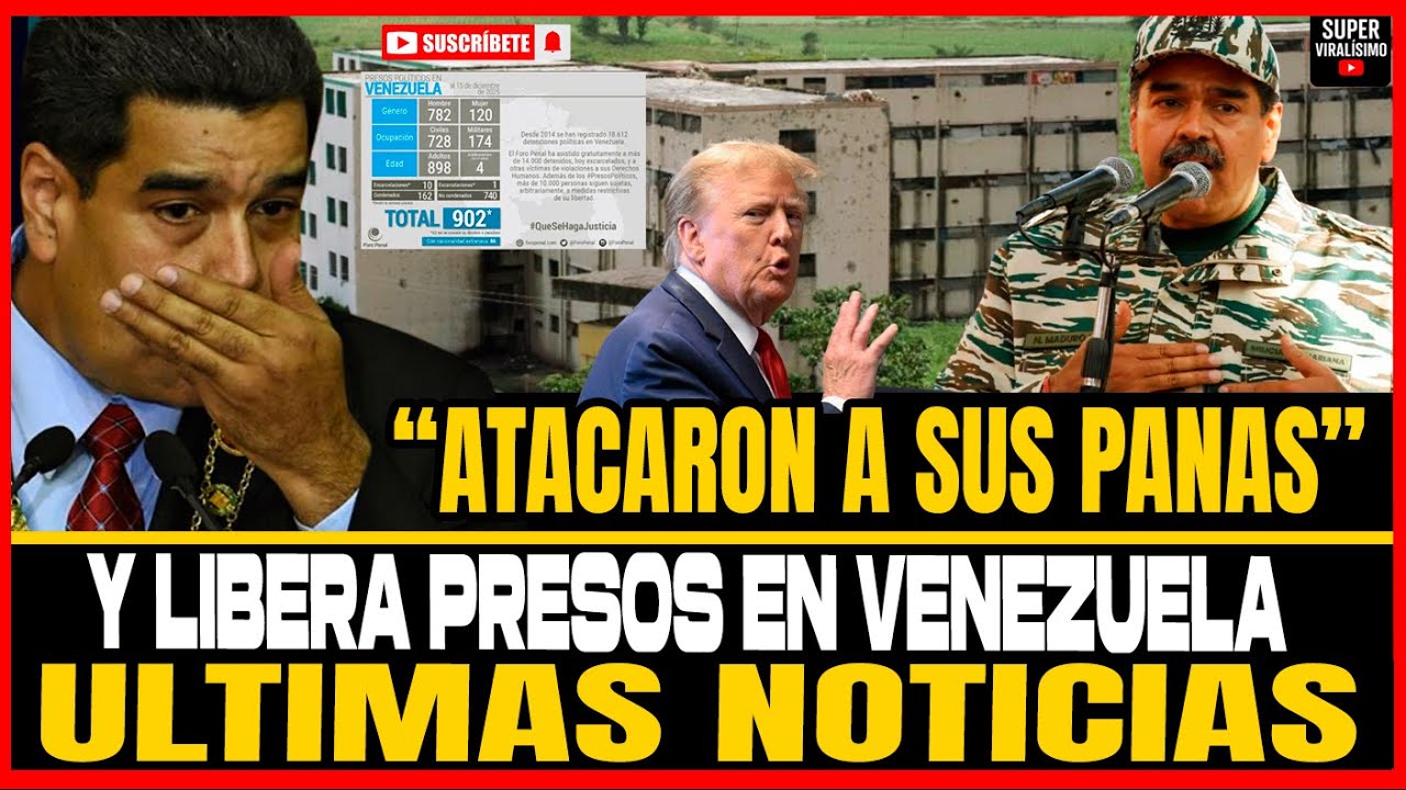 🔴 EL DICTADOR COBARDE DE MADURO LIBERA PRESOS POR MIEDO A DESPERTAR LA IRA DEL IMPERIO - EN VIVO