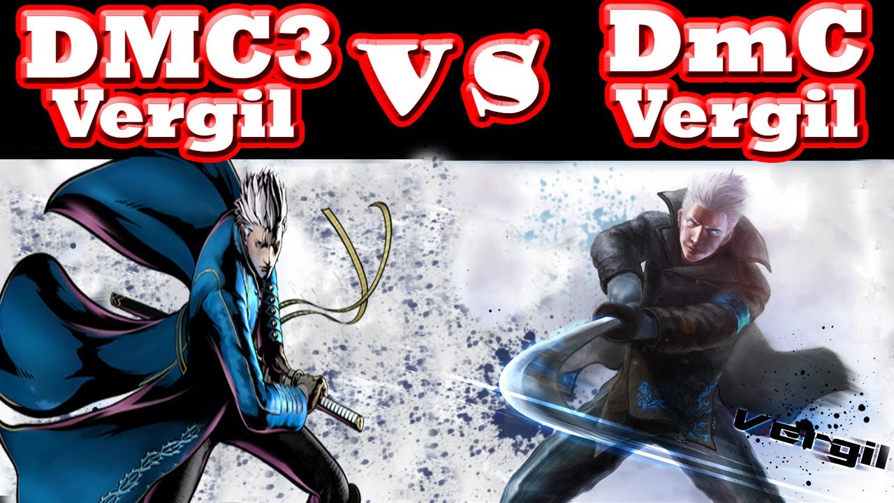 SamD DmC: Devil May Cry - DMC3 Vergil vs DmC Vergil - Moves and Animations Comparison