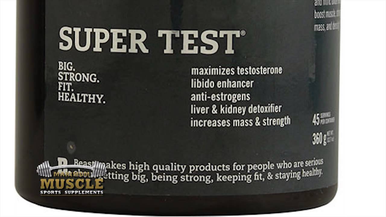 Super Test By Beast Sports Nutrition 45 Servings 360 grams at Maximum Muscle, Melbourne, Australia