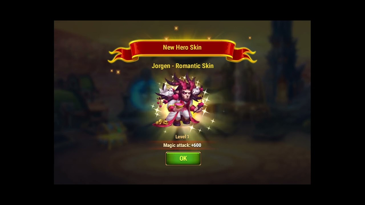 Unlock Romantic Skin for J&ouml;rgen #herowars