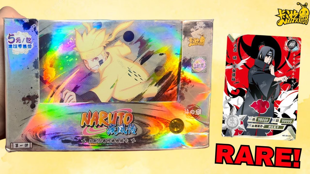 THIS NARUTO KAYOU BOOSTER BOX IS THE ONLY ONE WITH THESE RARE CARDS!! (Tier 3 Wave 1 Opening)