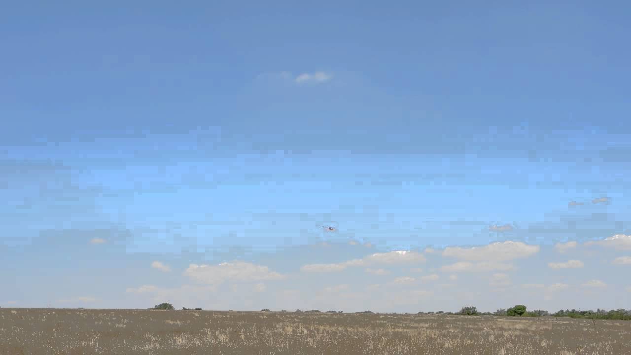 WLToys V977 - brushless tail outdoor test (part2)