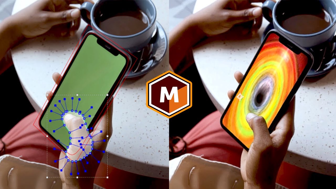 Motion Tracking in Mocha to Replace Phone Screen | Mocha for After Effects