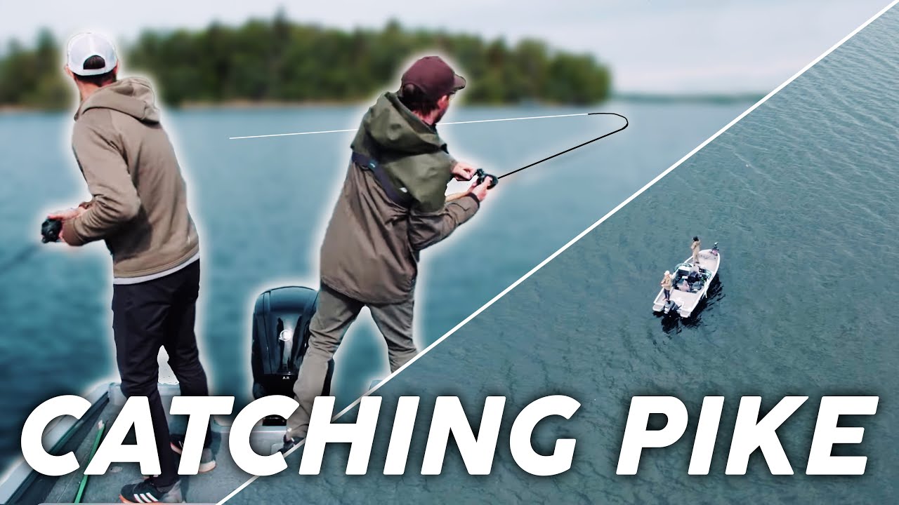 Spring piking on a big lake!