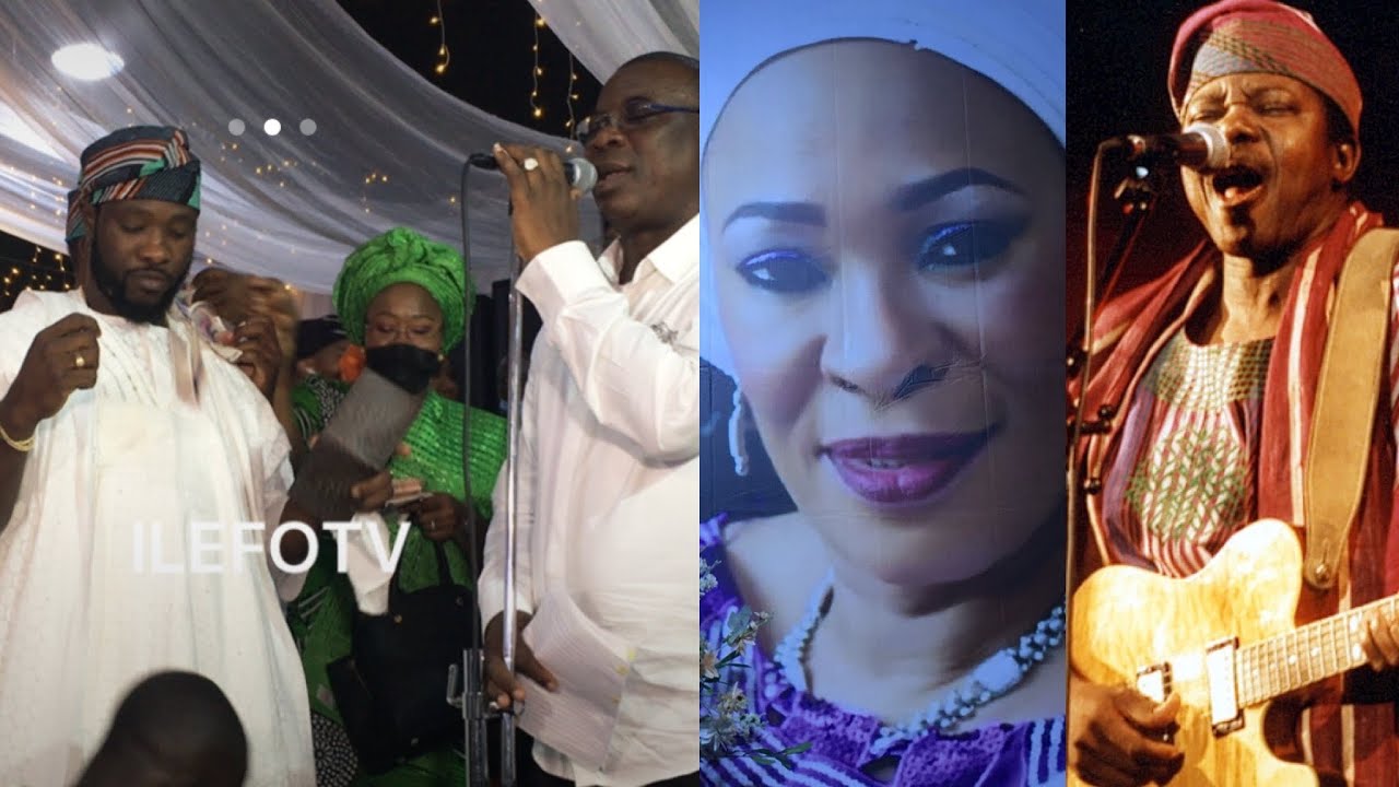 MEET KING SUNNY ADE SON THAT SPEND OVER 2M FOR K1 @LATE MUM RISIKAT ADEGEYE FINAL BURIAL