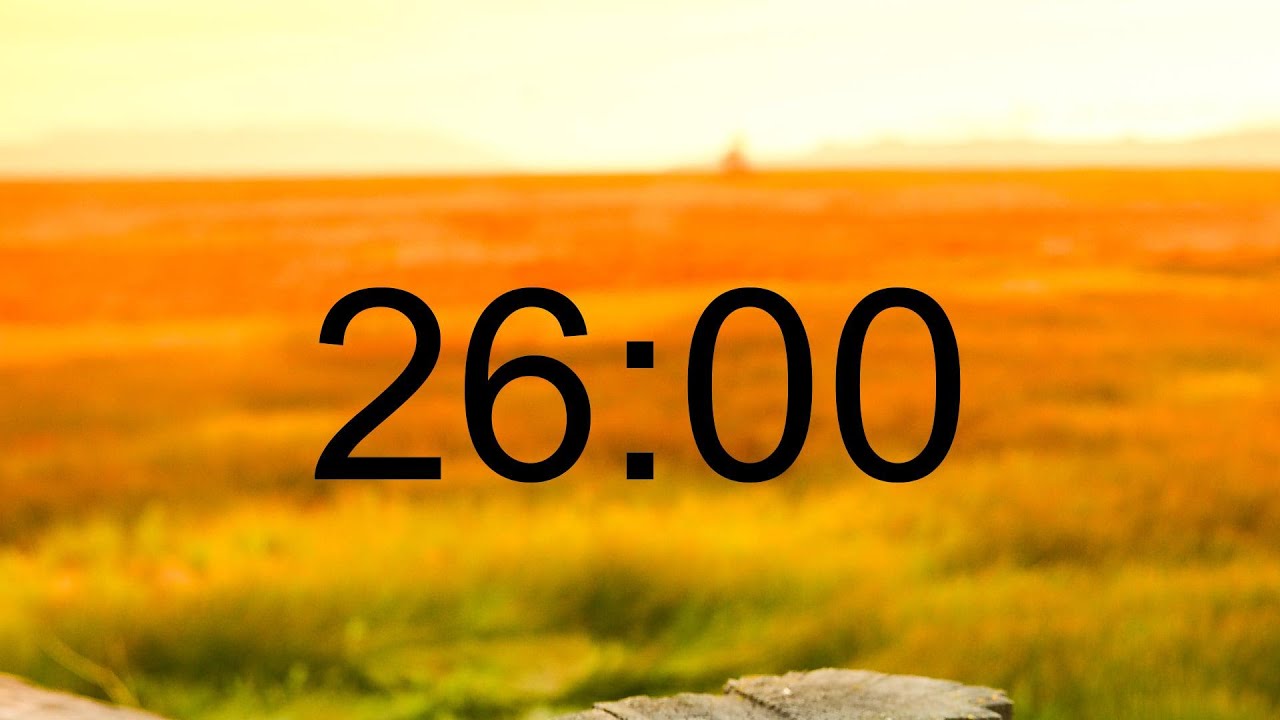 26 Minute Timer