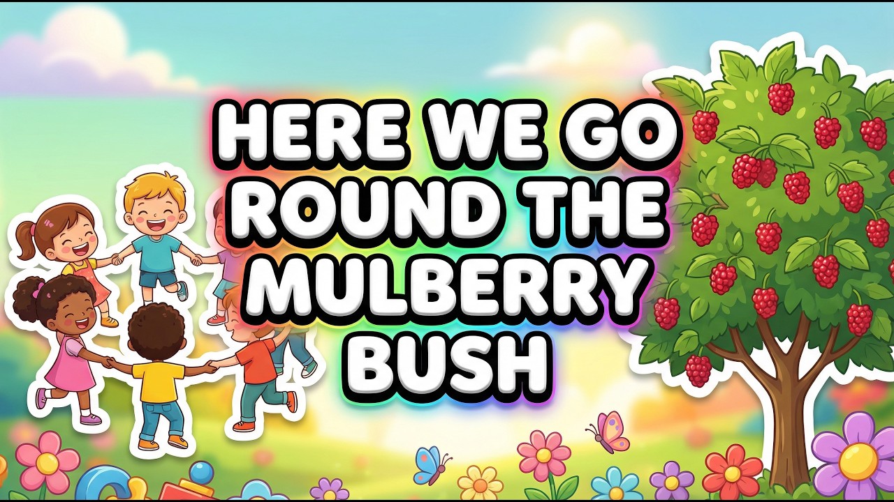 Here We Go Round the Mulberry Bush 🎵Highlights | @CrazyChamps Nursery Rhymes & Kids Songs for Kids