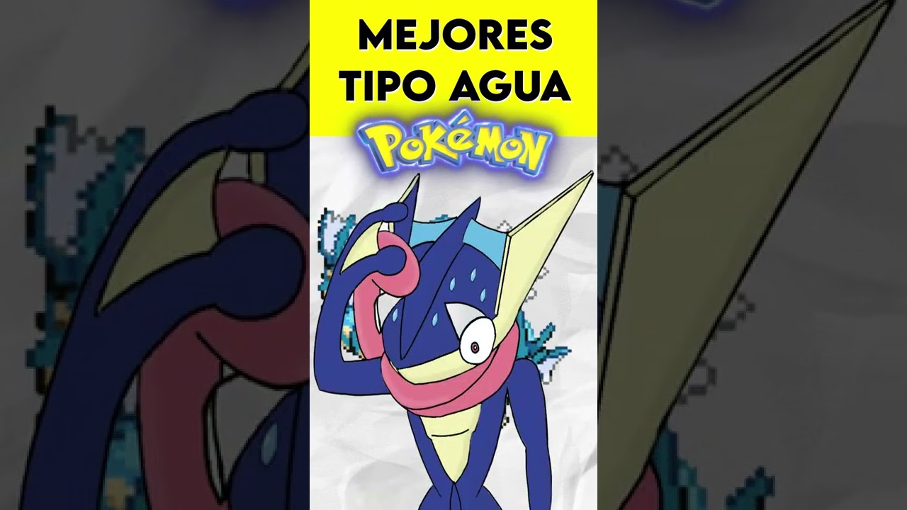 4 MEJORES POKÉMON DE TIPO AGUA #shorts