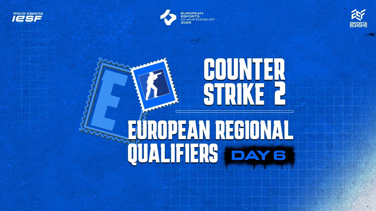 CS2 | SLOVAKIA vs BELARUS - PLAY-OFFS | IESF EUROPEAN REGIONAL QUALIFIERS 2025 | DAY 6