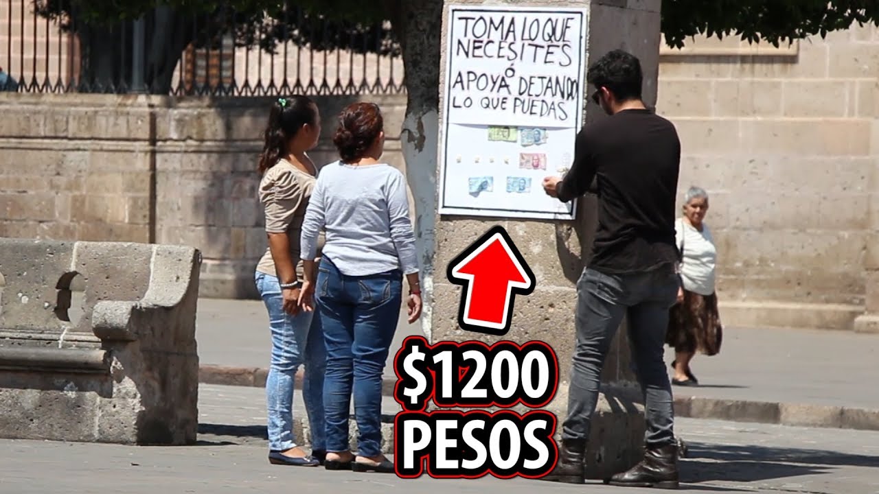 PUSE $1200 EN LA CALLE Y PASÓ ESTO