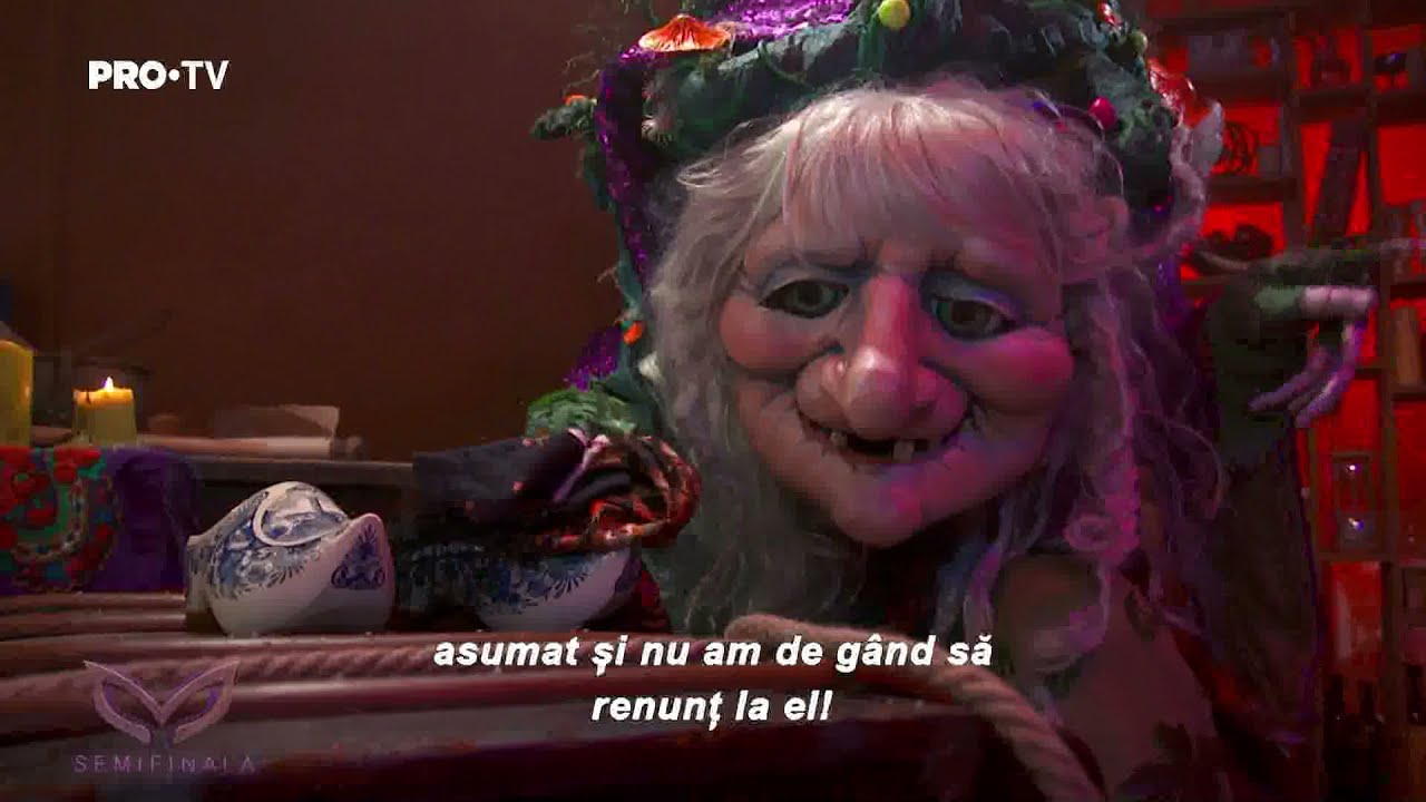 Muma Pădurii a cântat despre iubire și a creat un moment emoționant pe scena Masked Singer România