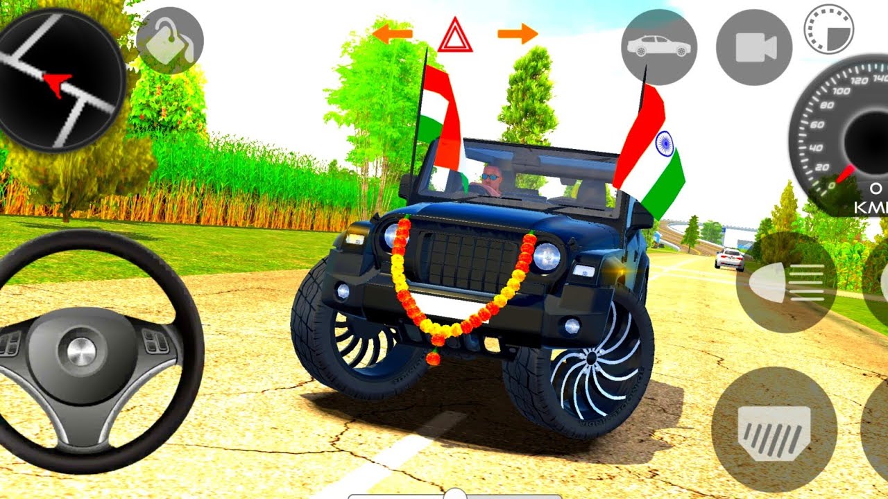 Modified Mahindra  Thar😈Games:Indian Green Thar (Gadi Wala Games) Car Game Android Game pt-20 #2026