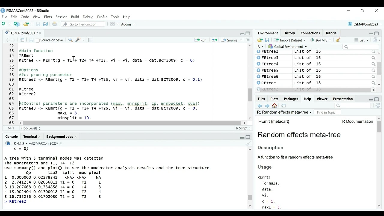 ESMARConf2023: {metacart} tutorial
