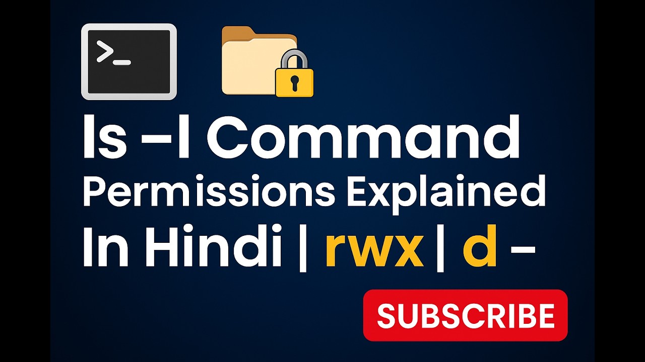 Linux ls -l Command Explained in Hindi | File Permissions Simplified for Beginners