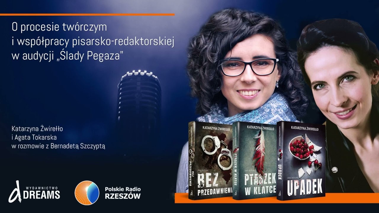 Pisarka Katarzyna Żwirełło i redaktor Agata Tokarska w Polskim Radiu Rzeszów