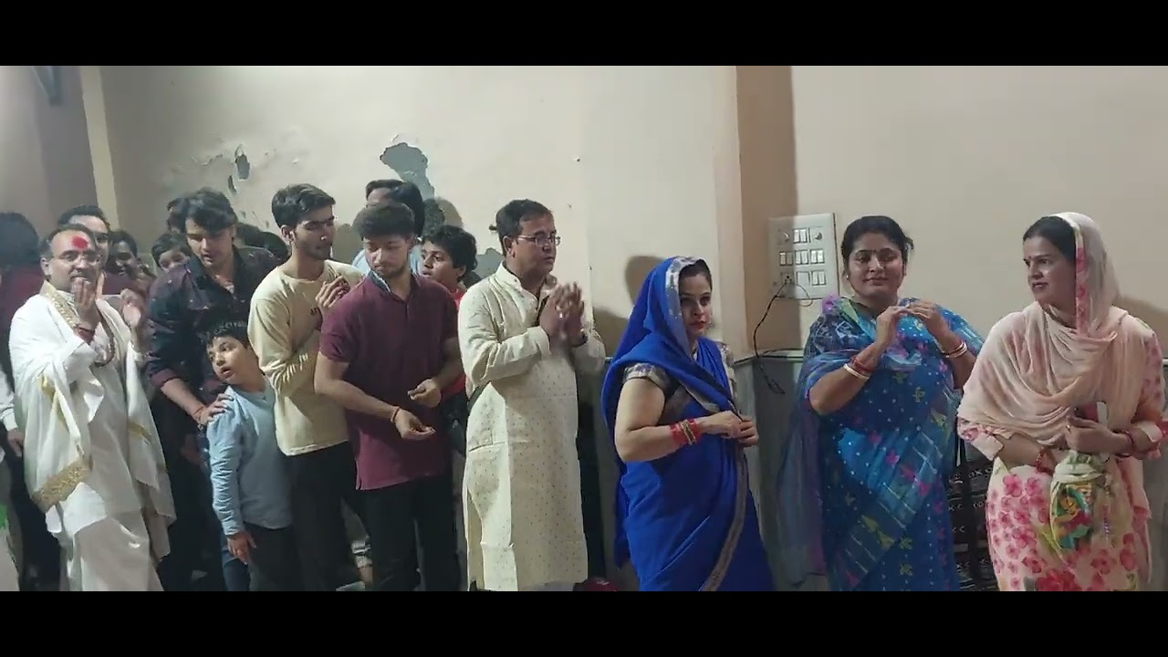 Goverdhan puja Radha Madhav Mandir gaziabad Shri Naresh bhaiya ji