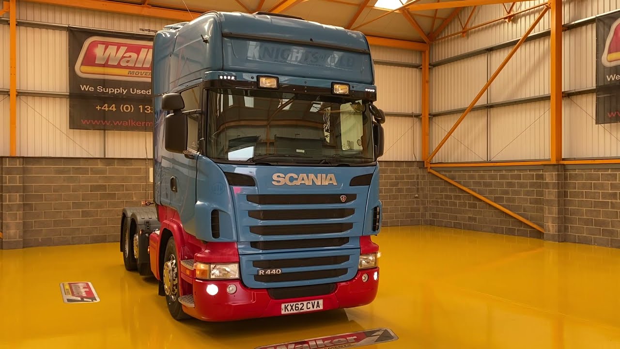 New In Stocklist For Sale: SCANIA R440 SCR TOPLINE EURO 5 6X2 TRACTOR UNIT - 2012 - KX62 CVA