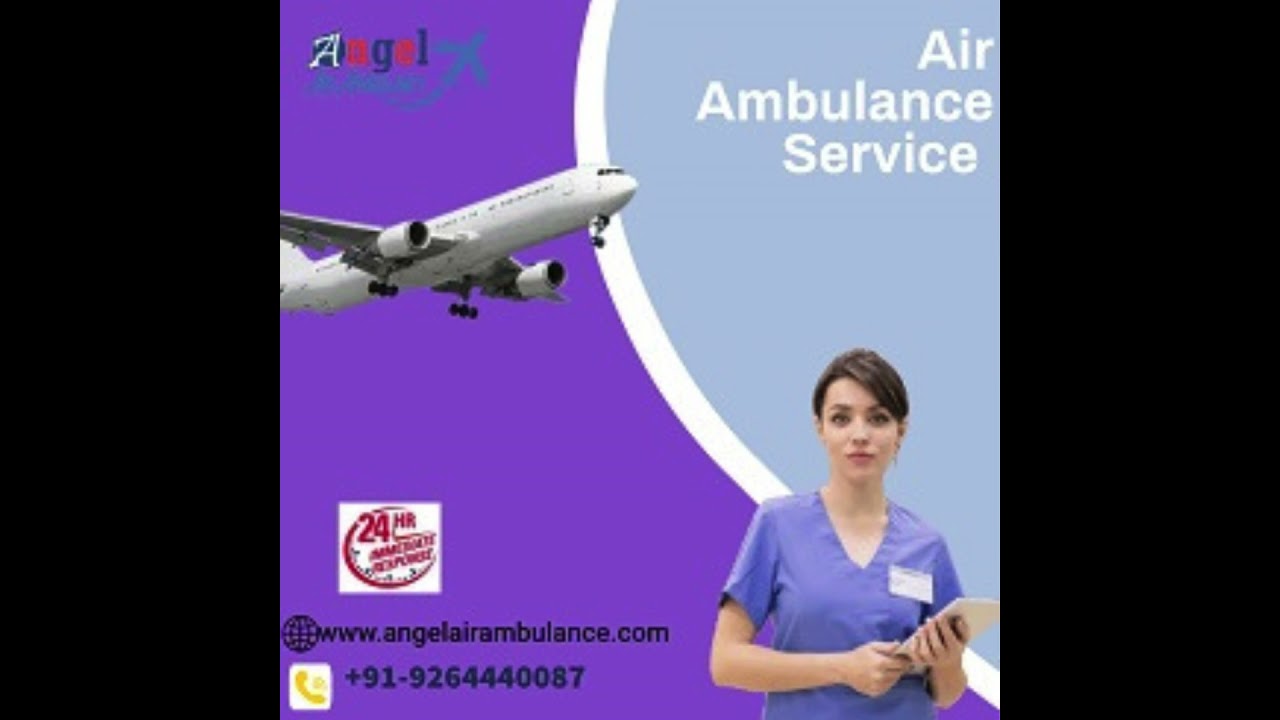 Angel Air Ambulance Service in Lucknow And Nagpur