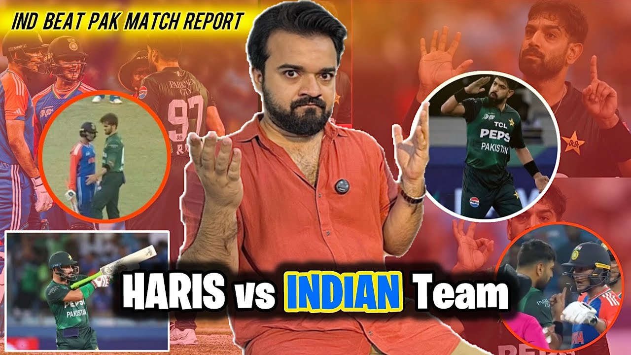 Haris Rauf vs Indian Team Full Filmy Drama | IND vs PAK Match Report Asiacup