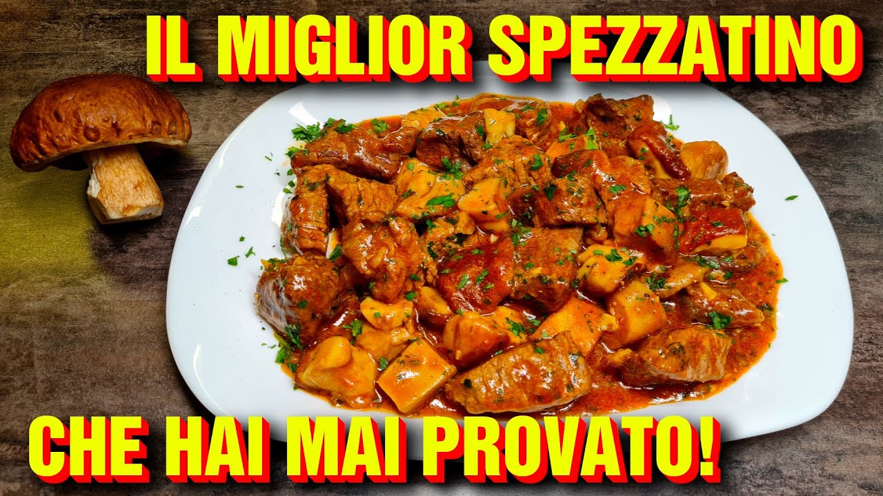 Come Preparare Il Miglior Spezzatino di Vitello con Funghi Porcini che Hai Mai Provato!