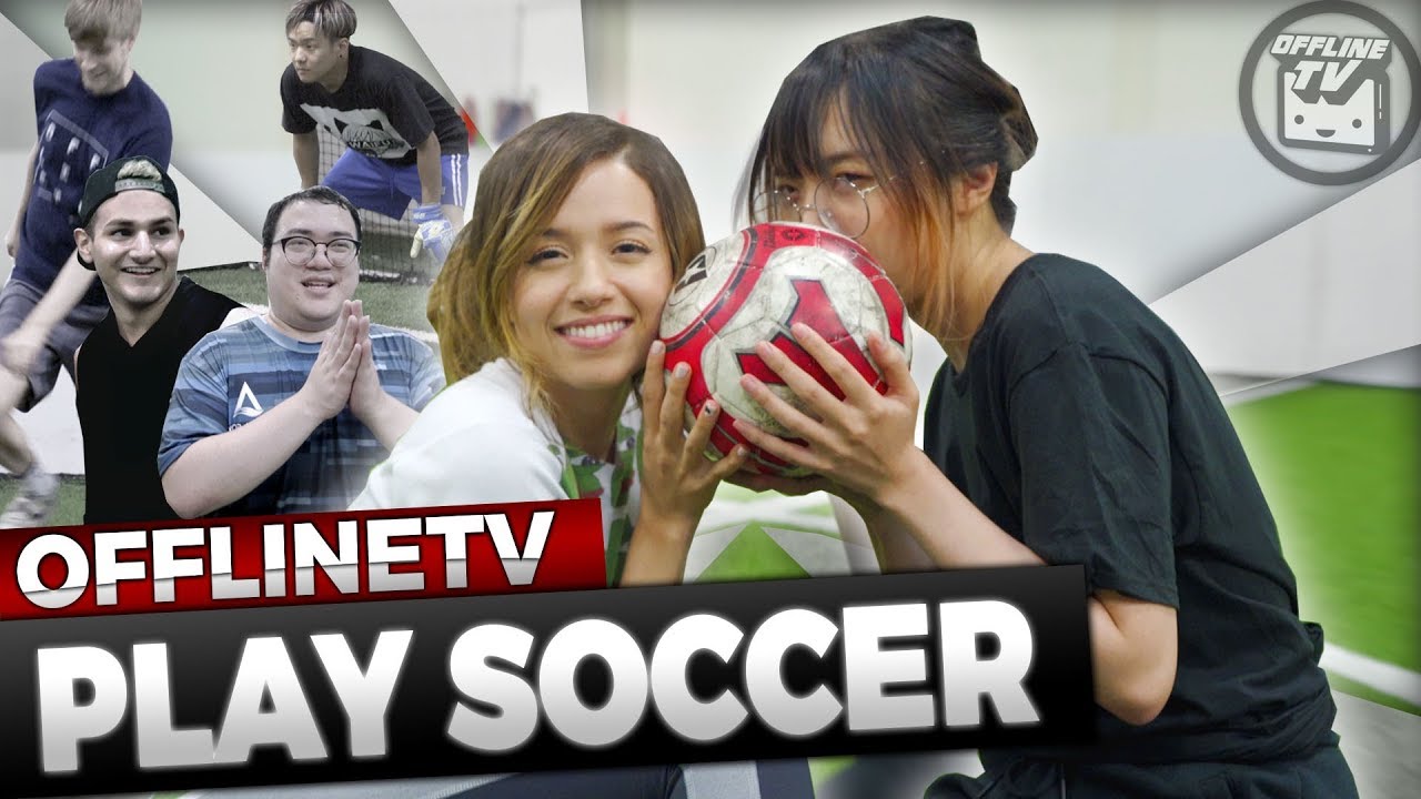 DID HE BREAK HIS NOSE?!? STREAMERS PLAY SOCCER ft. SCARRA, POKIMANE, LILYPICHU, FEDMYSTER & MORE
