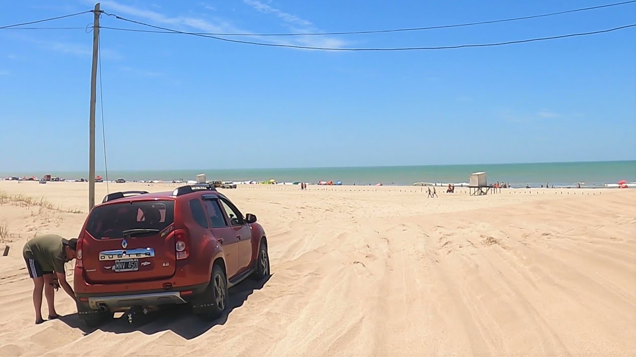 【4K】Donde termina VILLA GESELL #DRIVER entrando y saliendo a la playa [PUNTA NORTE]  COSTA ATLÁNTICA