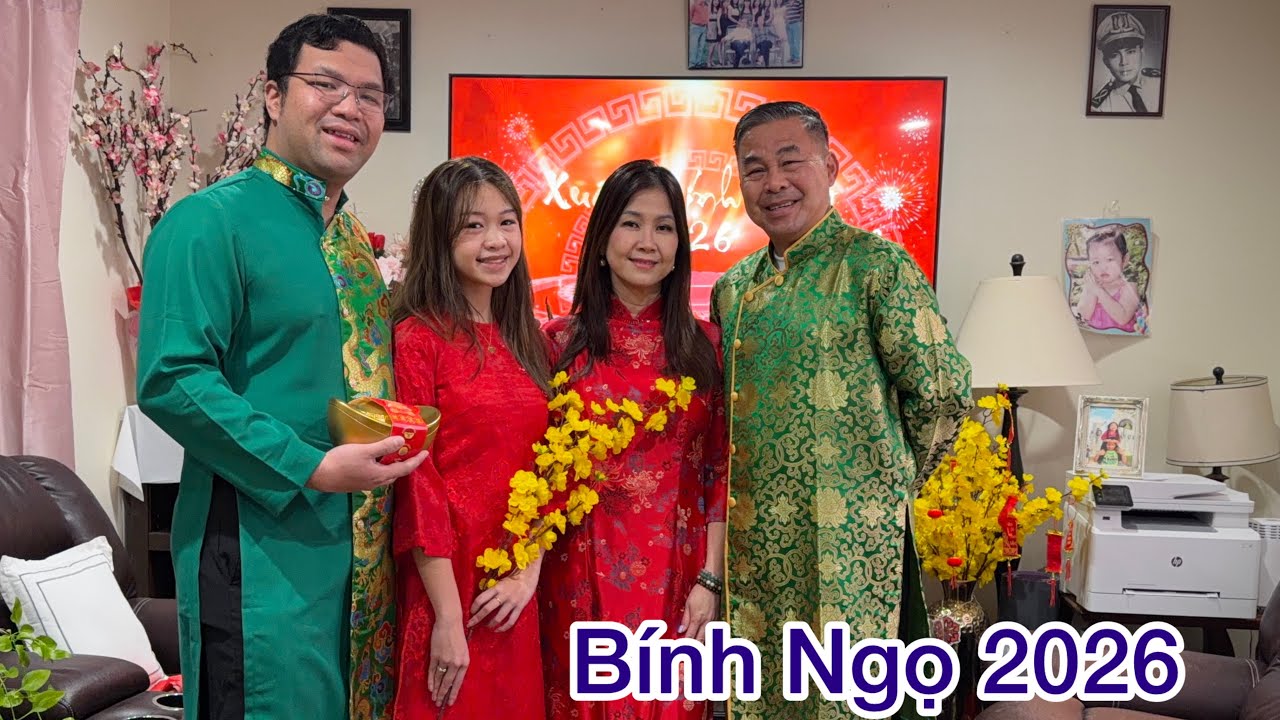 Mùng 1 Tết Bính Ngọ 2026 của gia đình Phúc